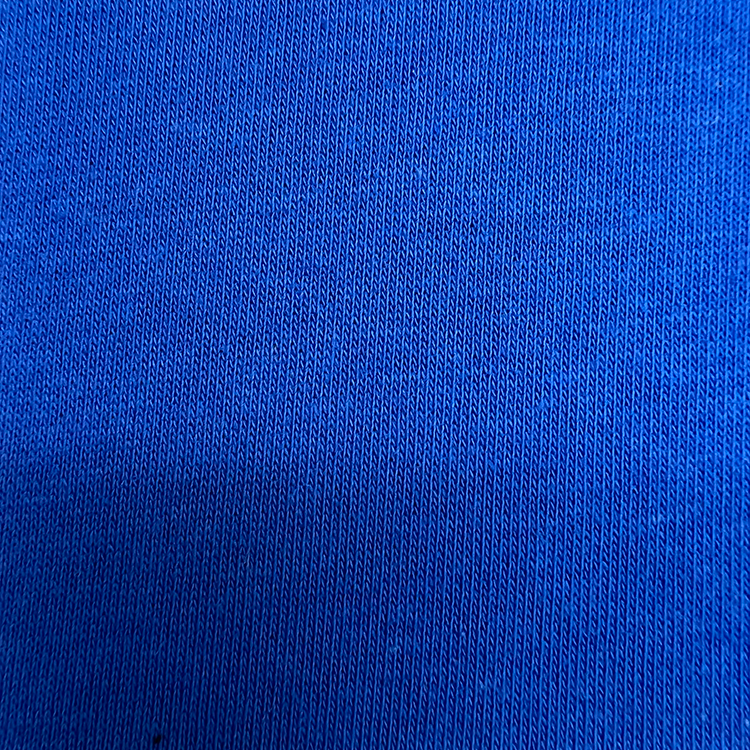 Royal Blue Polyester-Cotton fleece stof til sweatshirts, hættetrøjer og afslappet tøj
