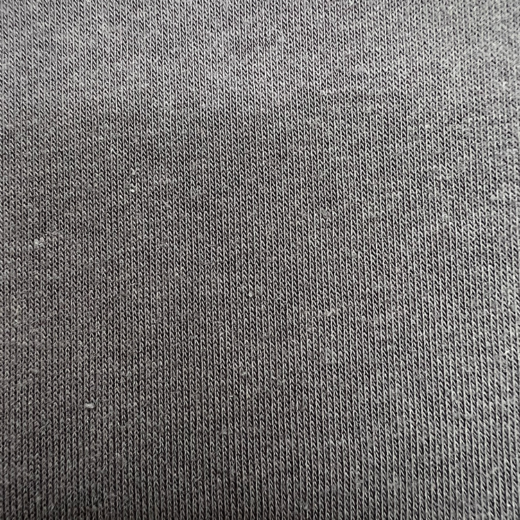 Trækulgrå solid blød sweatshirt fleece stof