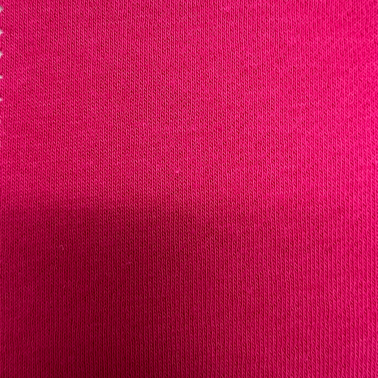 Magenta rød stræk sweatshirt fleece stof